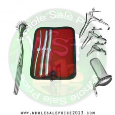 Hegar uterine dilator 3 pieces set, 5-6, 11-12, 13-14, pinwheel, grave 3pcs, collin large