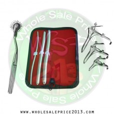 Hegar uterine dilator 3 pieces set, 5-6, 11-12, 13-14, pinwheel, grave 3pcs