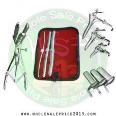 Hegar uterine dilator 3 pieces set, 5-6, 11-12, 15-16, mathieu, grave 3pcs, collin 3pcs