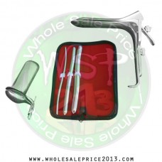 Hegar uterine dilator 3 pieces set, 5-6, 11-12, 15-16, grave large, collin small