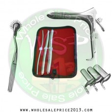 Hegar uterine dilator 3 pieces set, 5-6, 11-12, 15-16, pinwheel, grave large, collin 3pcs