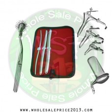 Hegar uterine dilator 3 pieces set, 5-6, 11-12, 15-16, pinwheel, grave 3pcs, collin large