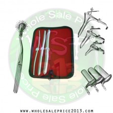 Hegar uterine dilator 3 pieces set, 5-6, 11-12, 15-16, pinwheel, grave 3pcs, collin 3pcs