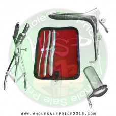 Hegar uterine dilator 3 pieces set, 5-6, 11-12, 17-18,  mathieu, grave medium, collin large
