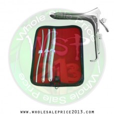 Hegar uterine dilator 3 pieces set, 5-6, 11-12, 17-18, grave large