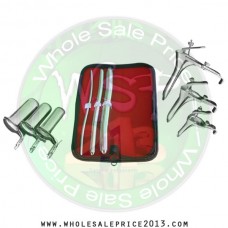 Hegar uterine dilator 3 pieces set, 5-6, 11-12, 17-18, grave 3pcs, collin 3pcs