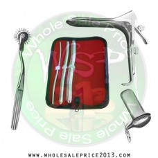 Hegar uterine dilator 3 pieces set, 5-6, 11-12, 17-18,  pinwheel, grave small, collin medium