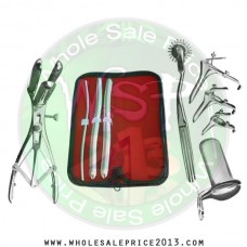  Hegar uterine dilator 3 pieces set, 5-6, 13-14, 15-16,  pinwheel,mathieu, grave 3pcs, collin medium