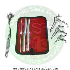  Hegar uterine dilator 3 pieces set, 5-6, 13-14, 15-16, pinwheel, grave 3pcs