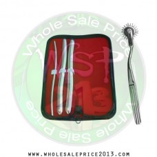  Hegar uterine dilator 3 pieces set, 5-6, 13-14, 15-16, wartenberg pinwheel