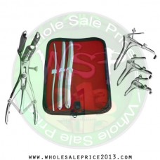  Hegar uterine dilator 3 pieces set, 5-6, 13-14, 17-18, mathieu speculum, grave 3pcs
