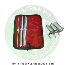  Hegar uterine dilator 3 pieces set, 5-6, 13-14, 17-18, collin 3pcs