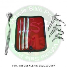  Hegar uterine dilator 3 pieces set, 5-6, 13-14, 17-18, pinwheel, grave 3pcs