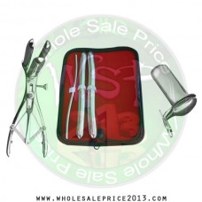  Hegar uterine dilator 3 pieces set, 5-6, 15-16, 17-18, mathieu collin large