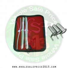  Hegar uterine dilator 3 pieces set, 5-6, 15-16, 17-18, collin 3pcs