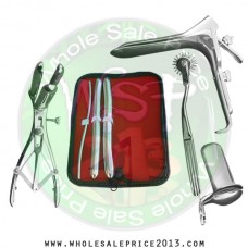  Hegar uterine dilator 3 pieces set, 5-6, 15-16, 17-18, pinwheel,mathieu, grave medium, collin small