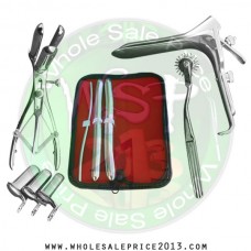  Hegar uterine dilator 3 pieces set, 5-6, 15-16, 17-18, pinwheel,mathieu, grave small, collin 3pcs