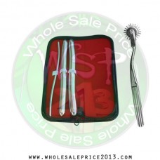  Hegar uterine dilator 3 pieces set, 5-6, 15-16, 17-18, wartenberg pinwheel