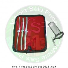 Hegar uterine dilator 3 pieces set, 5-6, 9-10, 11-12, collin large