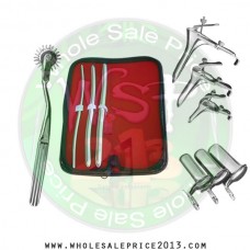 Hegar uterine dilator 3 pieces set, 5-6, 9-10, 11-12, pinwheel, grave 3pcs, collin 3pcs