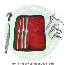 Hegar uterine dilator 3 pieces set, 5-6, 9-10, 11-12, pinwheel, grave 3pcs
