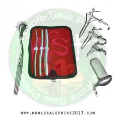 Hegar uterine dilator 3 pieces set, 5-6, 9-10, 13-14, pinwheel, grave 3pcs, collin large