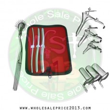 Hegar uterine dilator 3 pieces set, 5-6, 9-10, 13-14, pinwheel, grave 3pcs, collin 3pcs