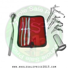 Hegar uterine dilator 3 pieces set, 5-6, 9-10, 15-16, pinwheel, grave 3pcs, collin large