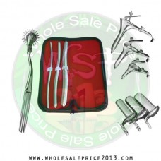 Hegar uterine dilator 3 pieces set, 5-6, 9-10, 15-16, pinwheel, grave 3pcs, collin 3pcs
