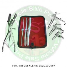 Hegar uterine dilator 3 pieces set, 5-6, 9-10, 17-18, mathieu speculum, grave 3pcs