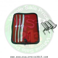 Hegar uterine dilator 3 pieces set, 5-6, 9-10, 17-18, collin 3pcs
