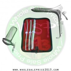 Hegar uterine dilator 3 pieces set, 5-6, 11-12, 17-18, grave large, collin medium