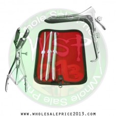  Hegar uterine dilator 3 pieces set, 7-8, 11-12, 13-14, mathieu, grave medium