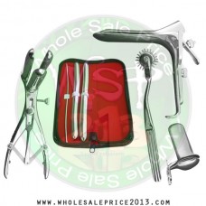  Hegar uterine dilator 3 pieces set,3-4, 15-16, 17-18, pinwheel, mathieu, grave small, collin small