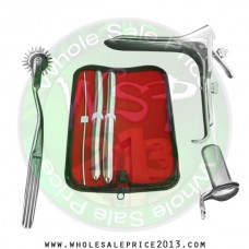  Hegar uterine dilator 3 pieces set,3-4, 15-16, 17-18, pinwheel, grave large, collin large