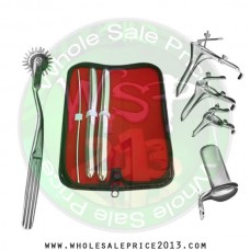  Hegar uterine dilator 3 pieces set,3-4, 15-16, 17-18, pinwheel, grave 3pcs, collin large