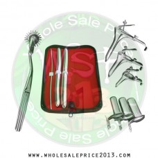  Hegar uterine dilator 3 pieces set,3-4, 15-16, 17-18, pinwheel, grave 3pcs, collin 3pcs