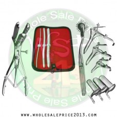 Hegar uterine dilator 3 pieces set,3-4, 9-10, 15-16, pinwheel, mathieu, grave 3pcs, collin 3pcs