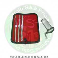 Hegar uterine dilator 3 pieces set, 5-6, 7-8, 11-12, collin large
