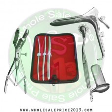 Hegar uterine dilator 3 pieces set, 5-6, 7-8, 11-12, pinwheel, mathieu, grave large, collin large