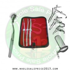 Hegar uterine dilator 3 pieces set, 5-6, 7-8, 11-12, pinwheel, grave 3pcs, collin large