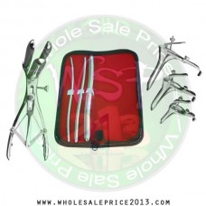 Hegar uterine dilator 3 pieces set, 5-6, 7-8, 13-14, mathieu speculum, grave 3pcs