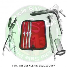 Hegar uterine dilator 3 pieces set, 5-6, 7-8, 13-14, pinwheel, mathieu, grave large, collin large