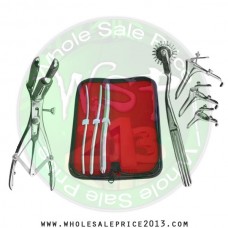 Hegar uterine dilator 3 pieces set, 5-6, 7-8, 13-14, pinwheel, mathieu, grave 3pcs