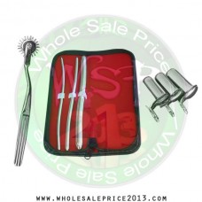 Hegar uterine dilator 3 pieces set, 5-6, 7-8, 13-14, pinwheel, collin 3pcs