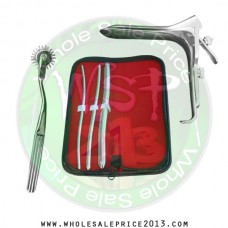 Hegar uterine dilator 3 pieces set, 5-6, 7-8, 13-14, pinwheel, grave large