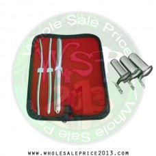Hegar uterine dilator 3 pieces set, 5-6, 7-8, 15-16, collin 3pcs