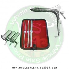 Hegar uterine dilator 3 pieces set, 5-6, 7-8, 15-16, grave small, collin 3pcs