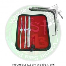 Hegar uterine dilator 3 pieces set, 5-6, 7-8, 15-16, grave large