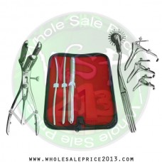 Hegar uterine dilator 3 pieces set, 5-6, 7-8, 15-16, pinwheel, mathieu, grave 3pcs